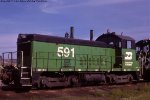 Burlington Northern NW2 591